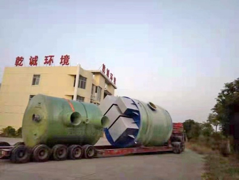 智能一體化預(yù)制泵站發(fā)貨現(xiàn)場(chǎng)